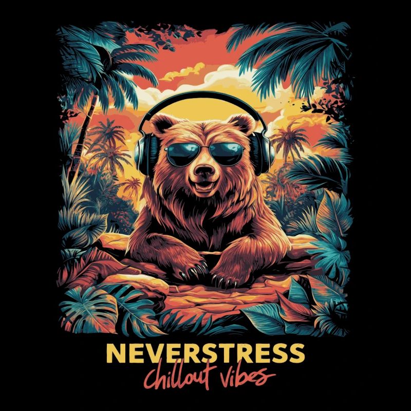 Bear Chillout Vibes Design: Relaxed and Stylish