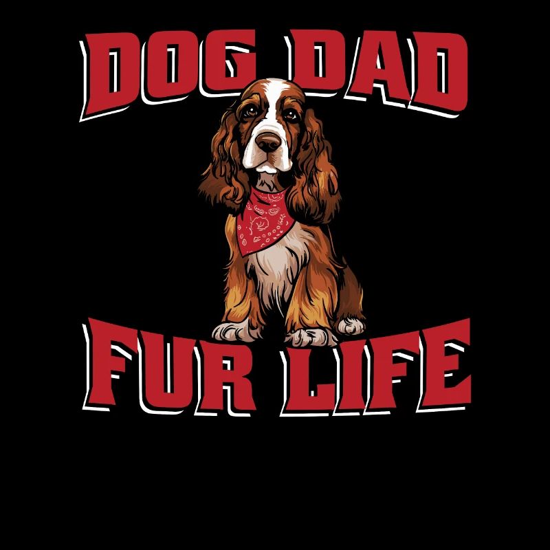 Cocker Spaniel Dog Dad For Life