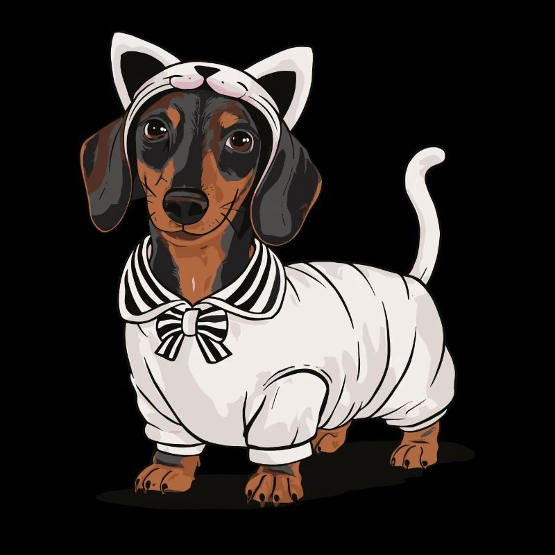 Teckel En Costumes Chat Teckel Chien