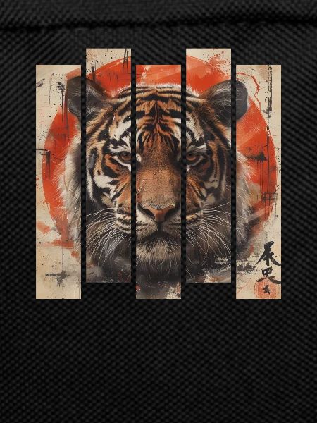 80s Retro Japanese Tiger