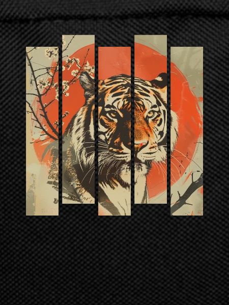 80s Retro Japanese Tiger