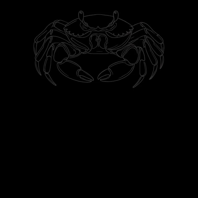 Crabe au trait
