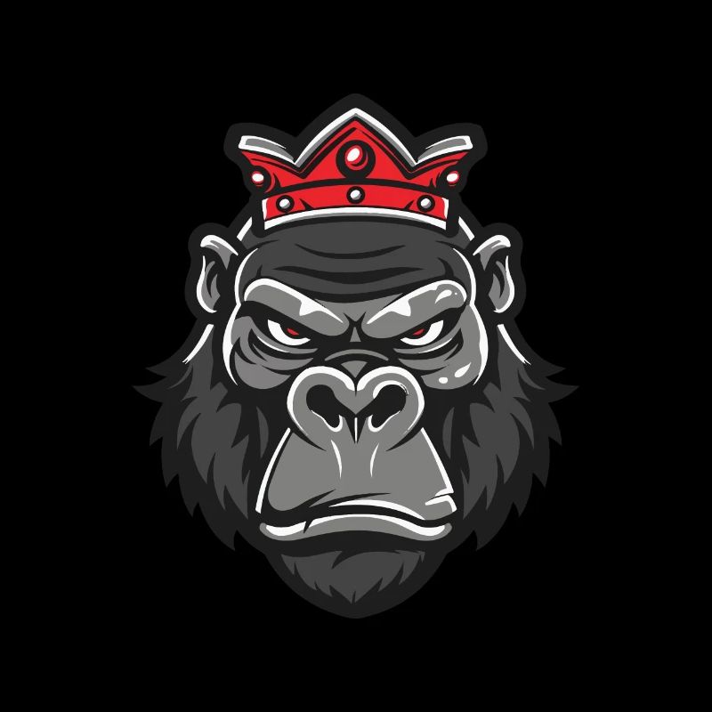 Gorilla Head Crown