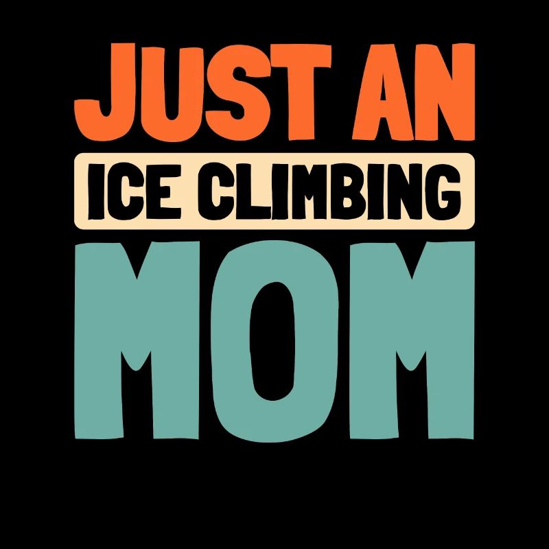 Eisklettern juste une maman grimpeuse sur glace