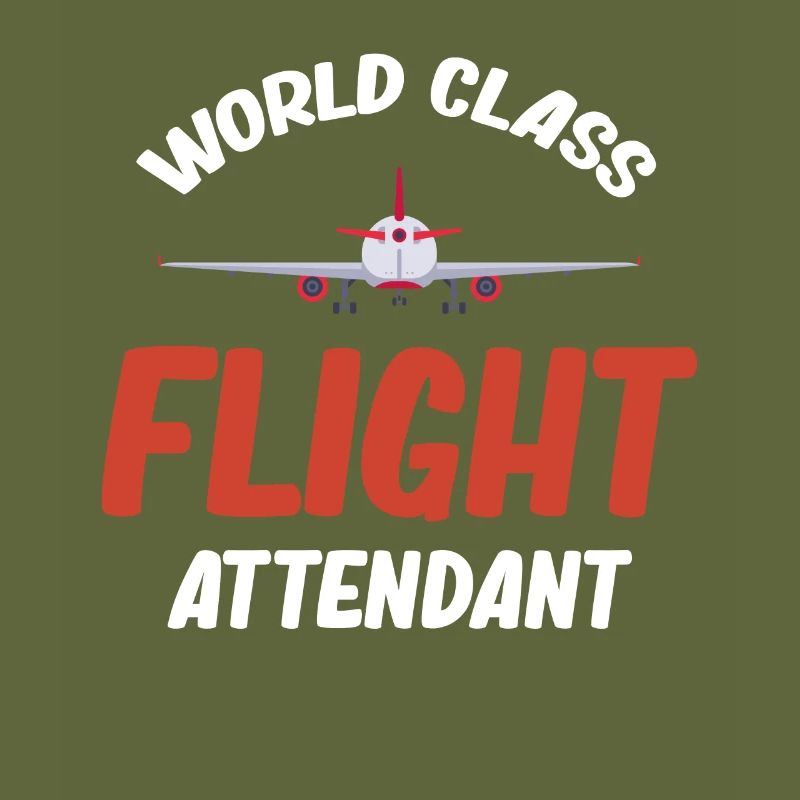 World-class flight attendant, flight attendant for