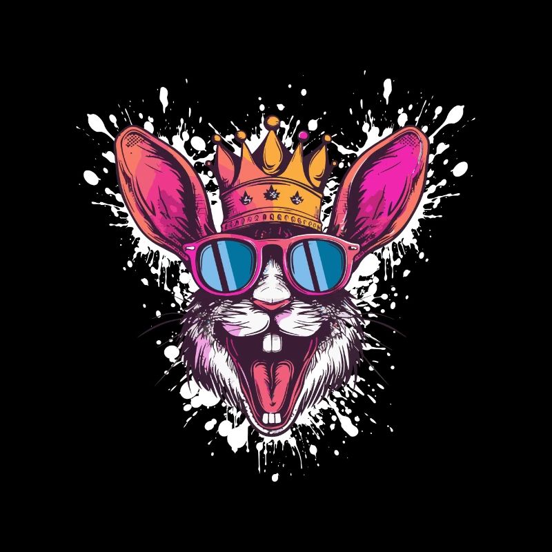 Bunny Comic Funny Party