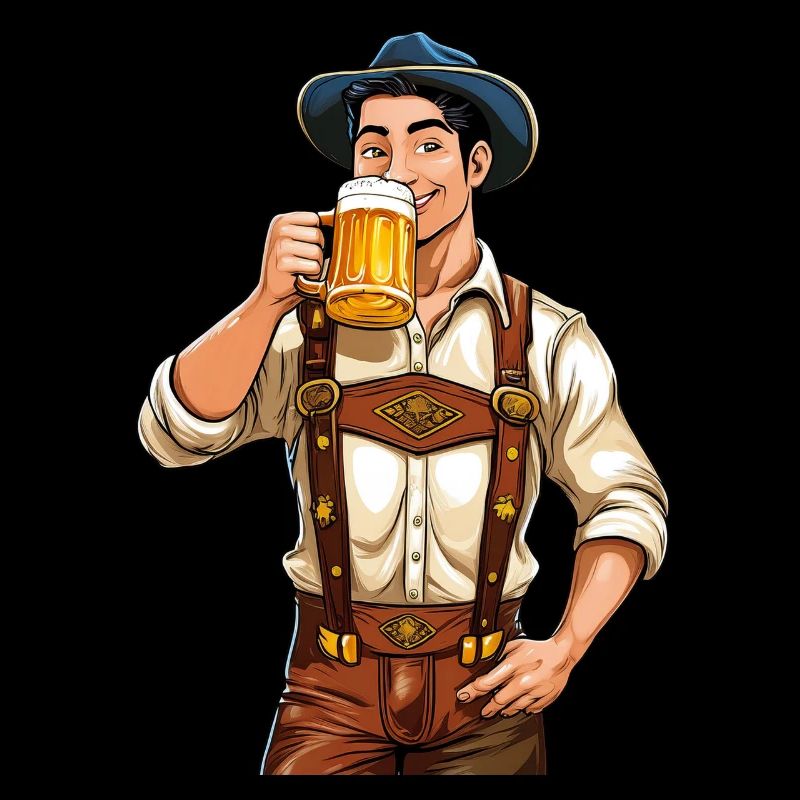 MAN BEER MUG