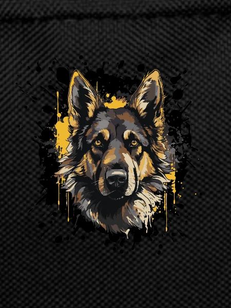 German Shepherd Dog Portrait