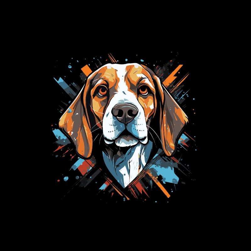 Beagle Dog Portrait