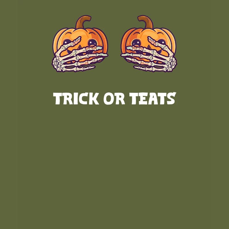 Halloween Brusttrick oder Zitzen