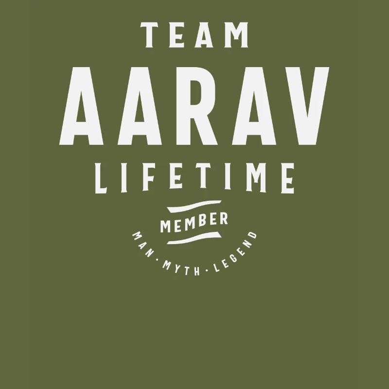 Team Aarav Personalized Name Aarav