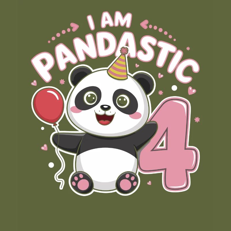 I'm Pandastic 4th Birthday Panda