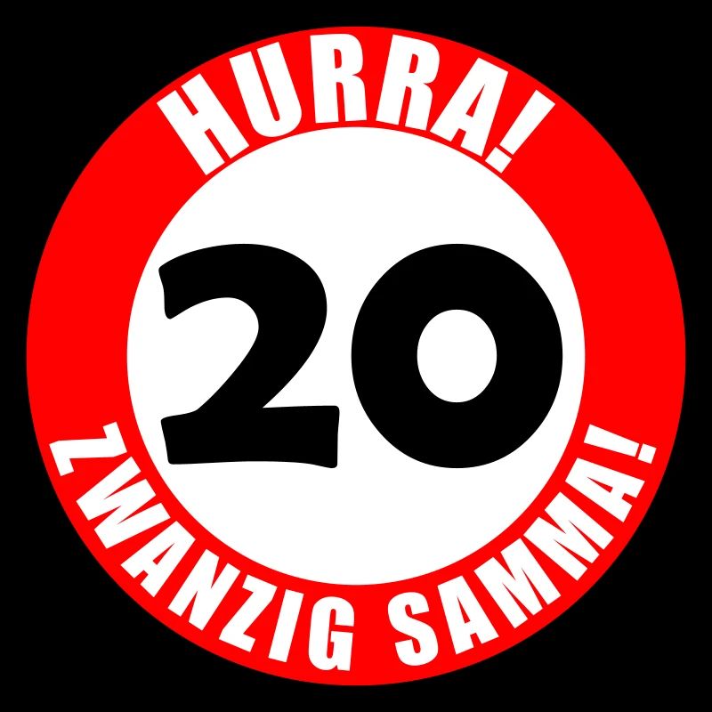 20. Geburtstag Hurra lustiger Spruch