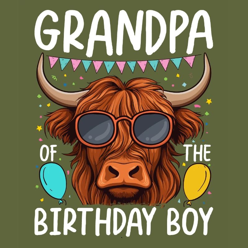Papi du garçon d’anniversaire