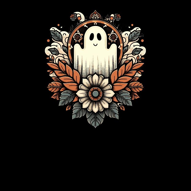 Cute ghost portrait