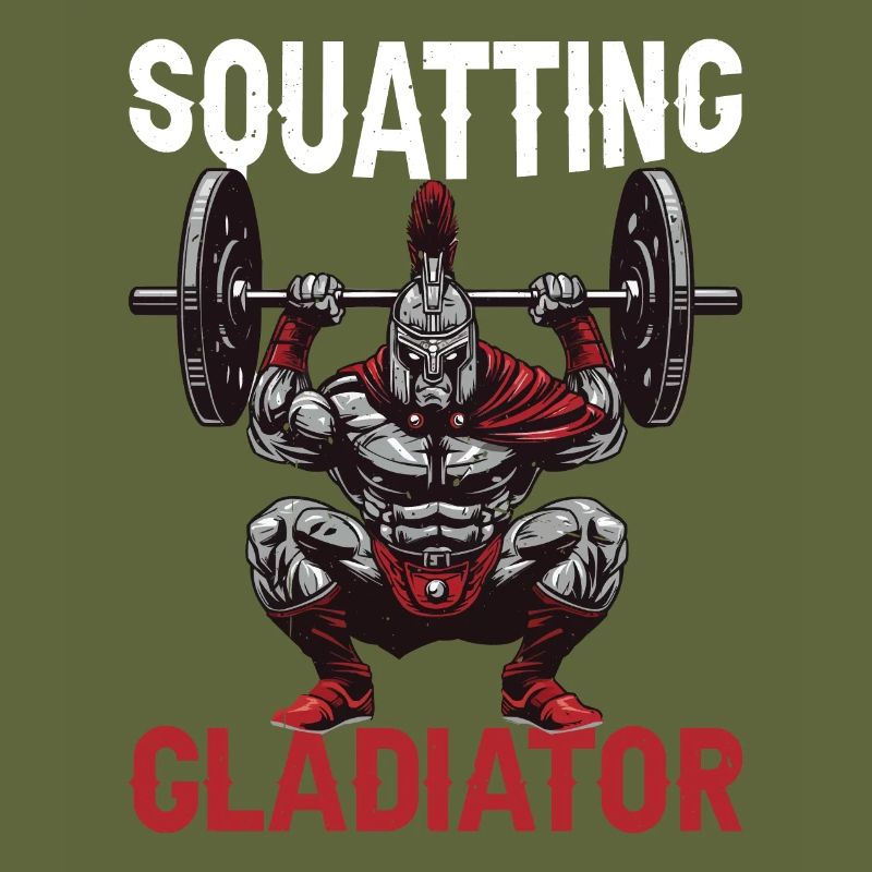 Squatting Gladiator 9