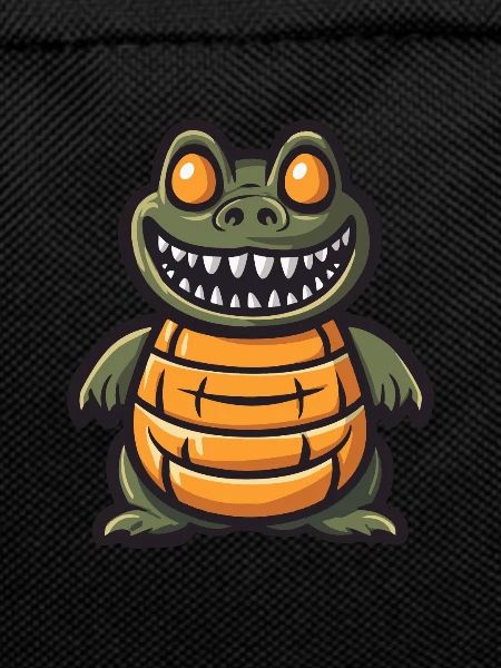 Alligator Halloween Comic Funny