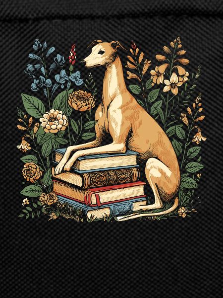 Greyhound Greyhound Flower Book Reader