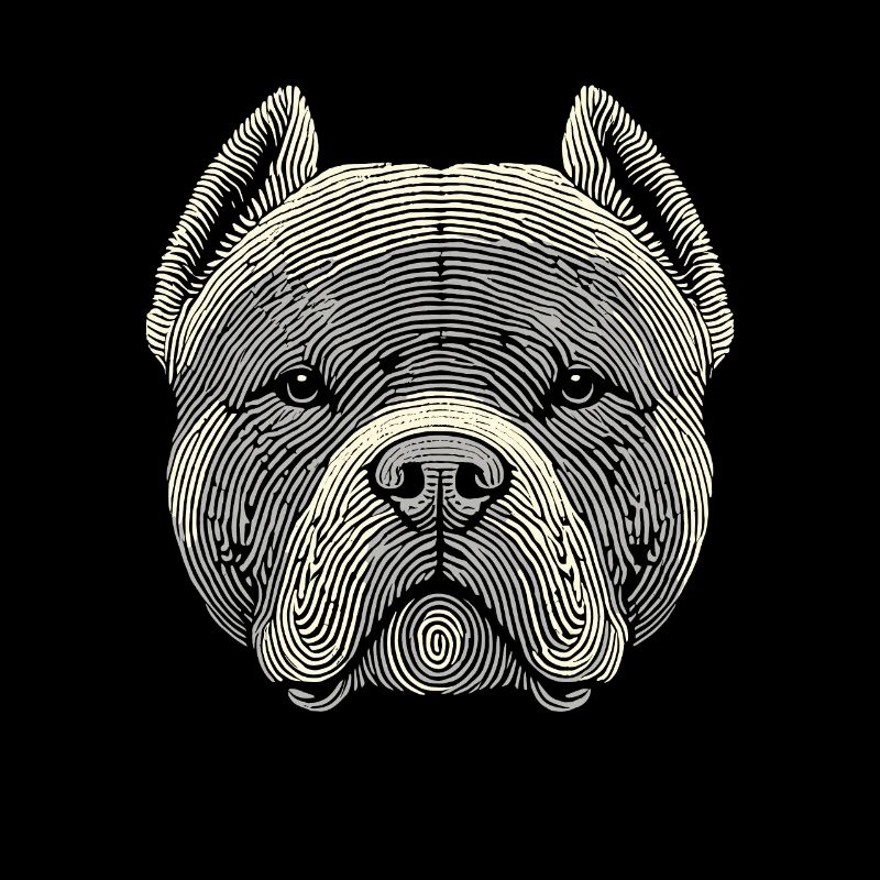 Empreinte digitale d’American Bully