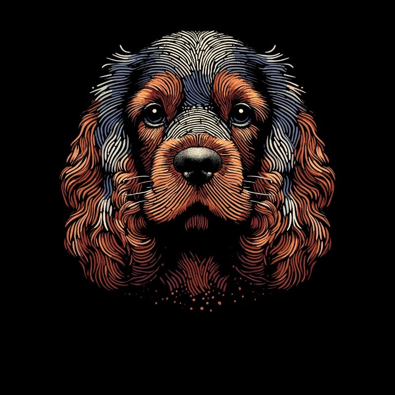 Cocker Spaniel Fingerabdruck