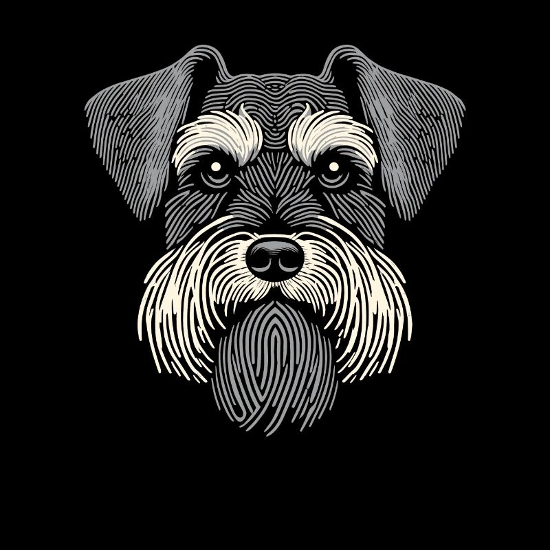 Empreinte digitale du schnauzer