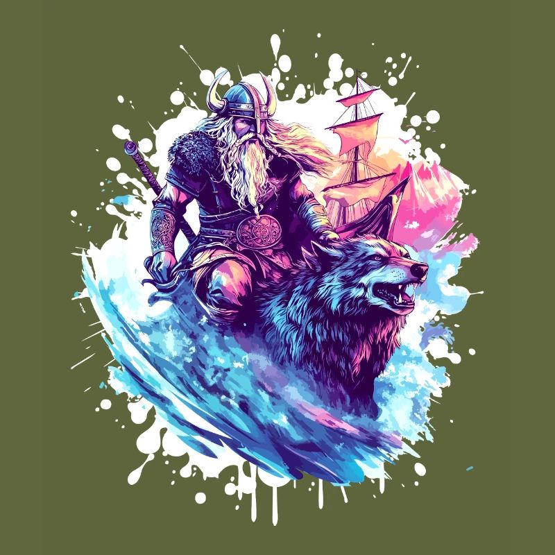 Viking Wolf Warrior Valhalla