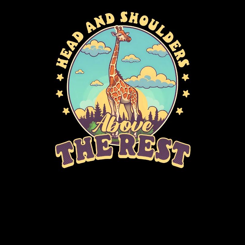 Girafe tête et épaules au-dessus du reste
