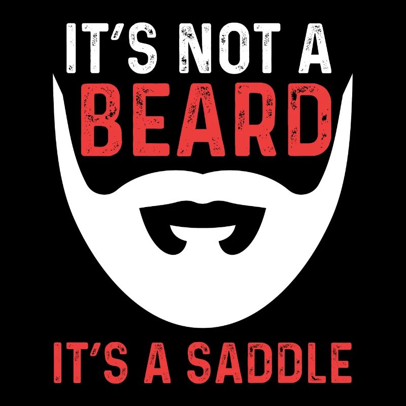 Es ist kein Bart, es ist ein Sattel