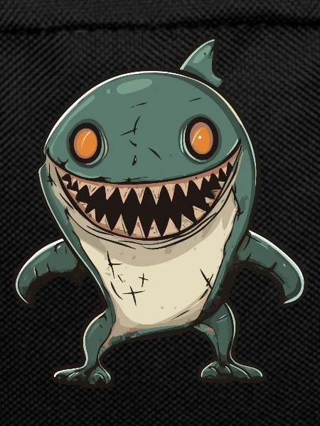 Shark Halloween Funny Zombie
