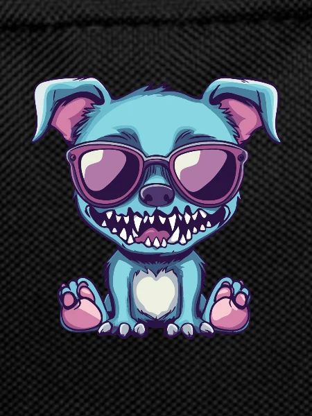 Hund Halloween Zombie Cool
