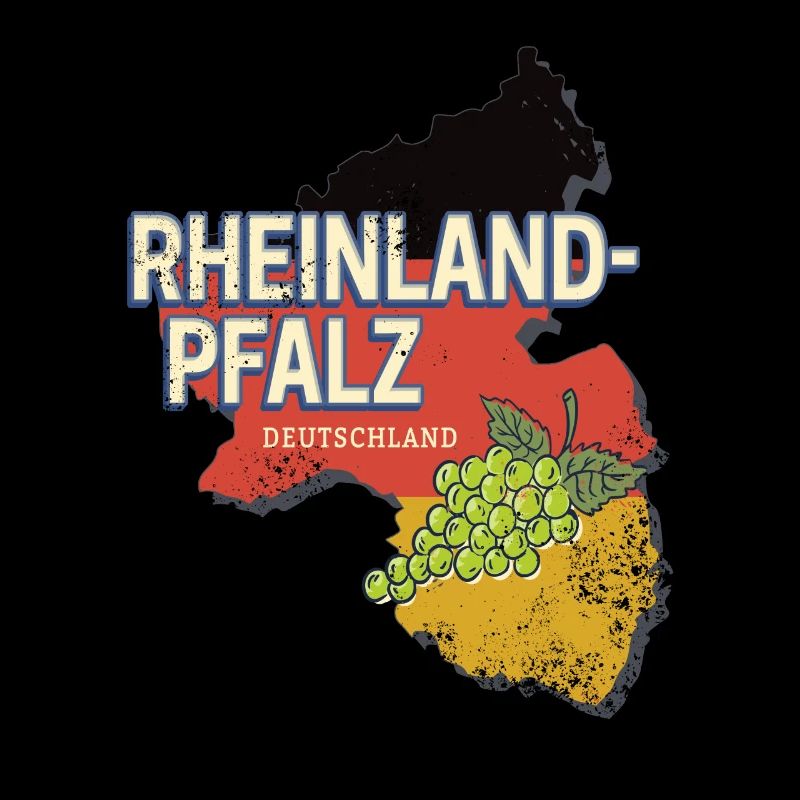 Rhineland-Palatinate Germany State Souvenir