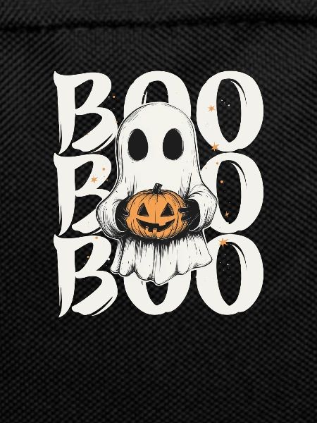 Ghost with Pumpkin Boo" Halloween