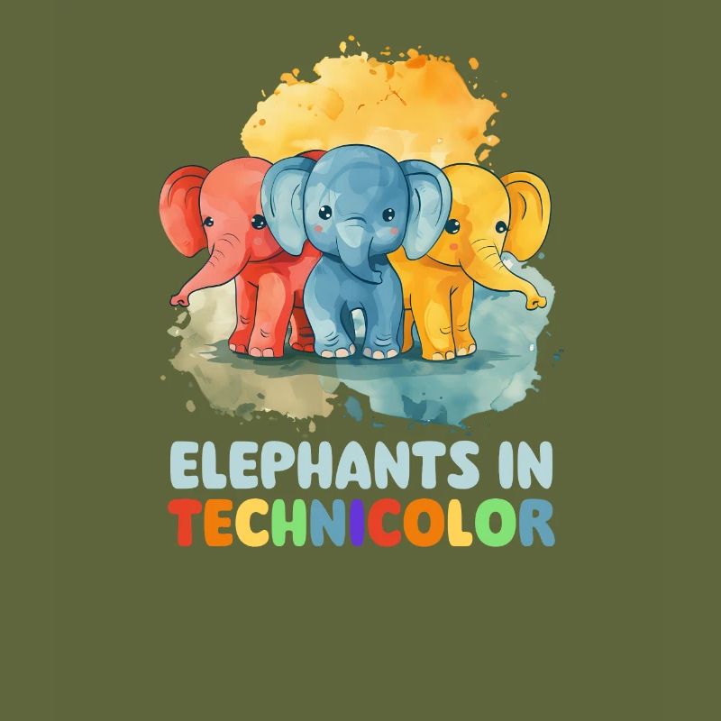Éléphant Eléphant En Technicolor