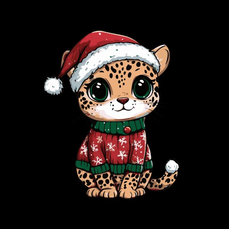Leopard Weihnachten