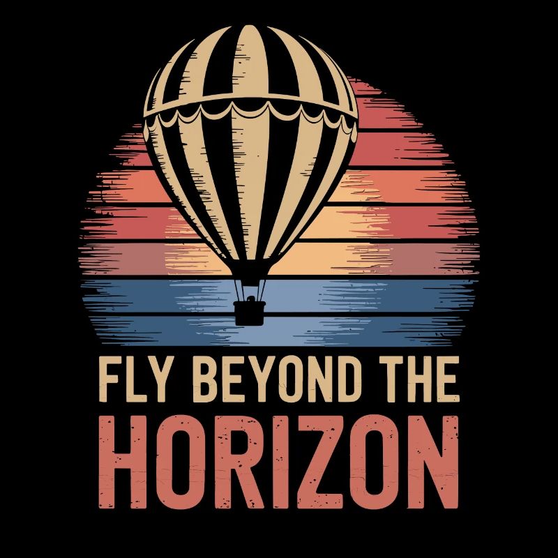 Citation d’inspiration de montgolfière Fly Beyond