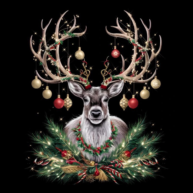 Renne Cerf Noël Renne Noël