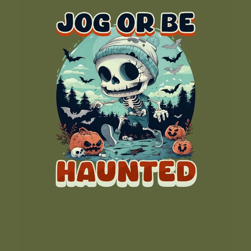 Halloween-Läufer Joggen oder verfolgt werden!