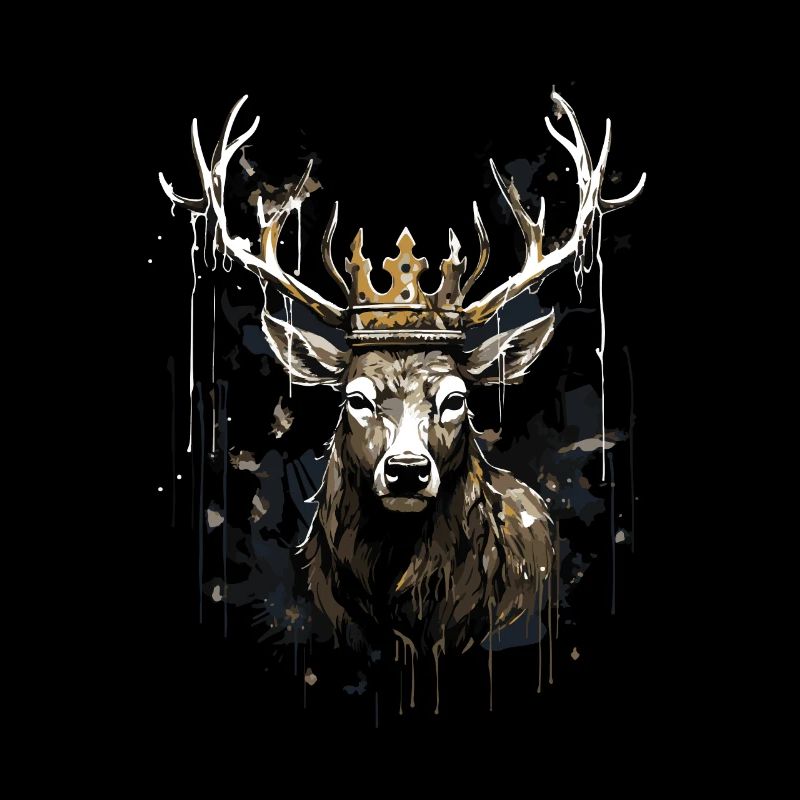 Deer Head Portrait Crown