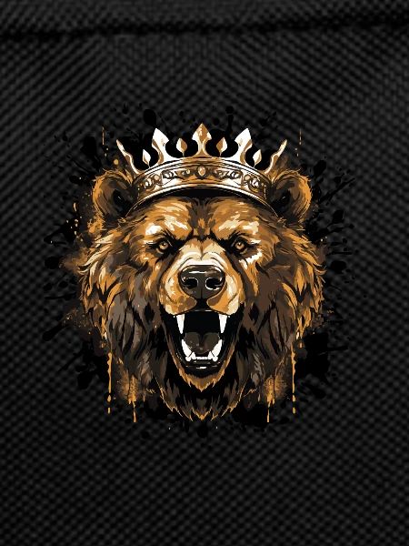 Bear Head Portrait Crown