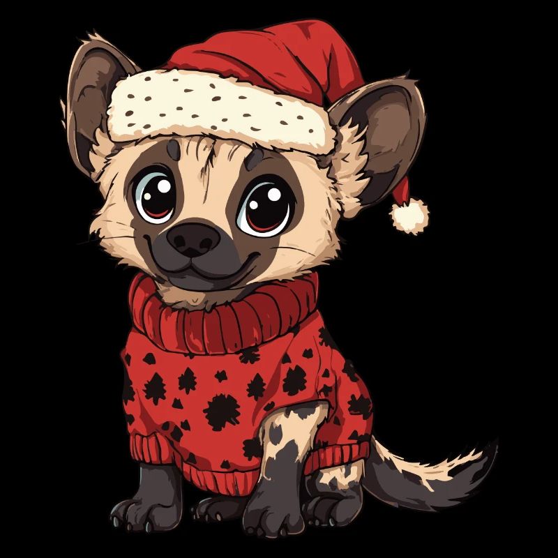Bande dessinée de Noël de hyène