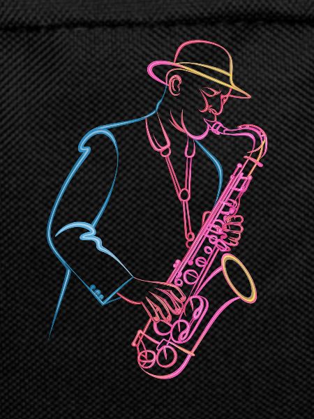 Einzigartiger Jazz-Saxophonist im Retro-Stil