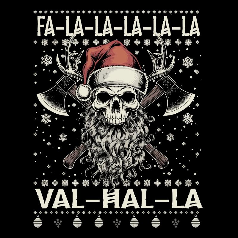 Wikinger-Weihnachts Fa-la-la Valhalla Humor
