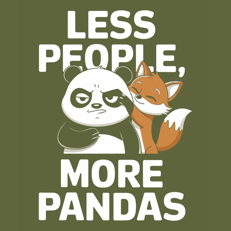 Moins de gens, plus de pandas