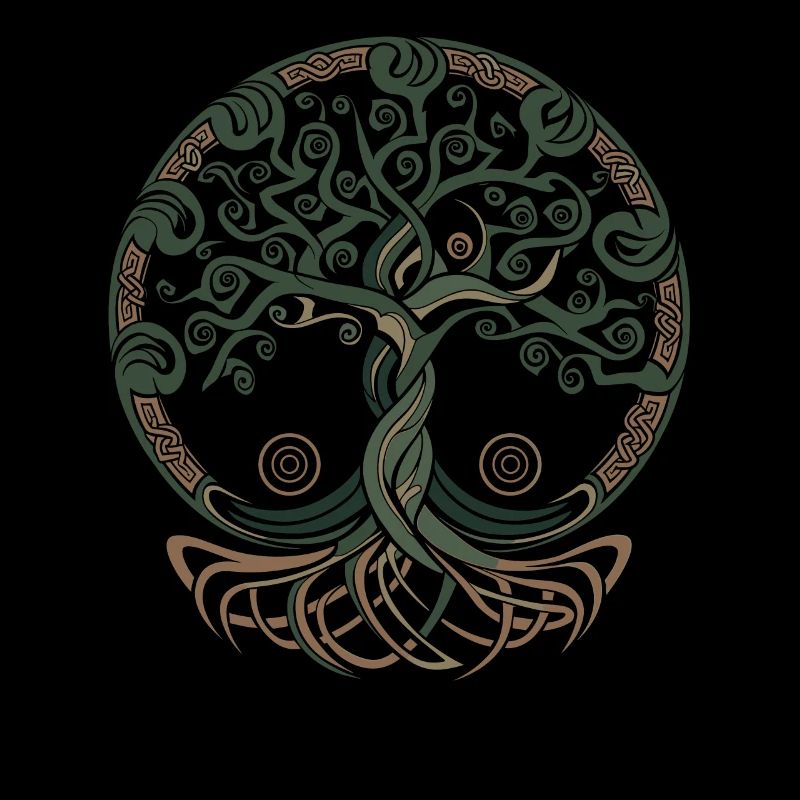 Neo Keltischer Baum des Lebens