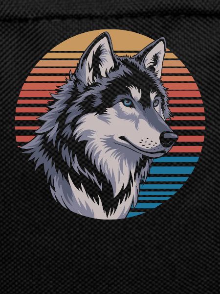 Majestic wolf before sunset