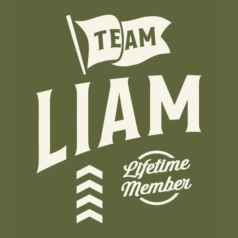 Team Liam Lifetime Member Personalized Name Liam