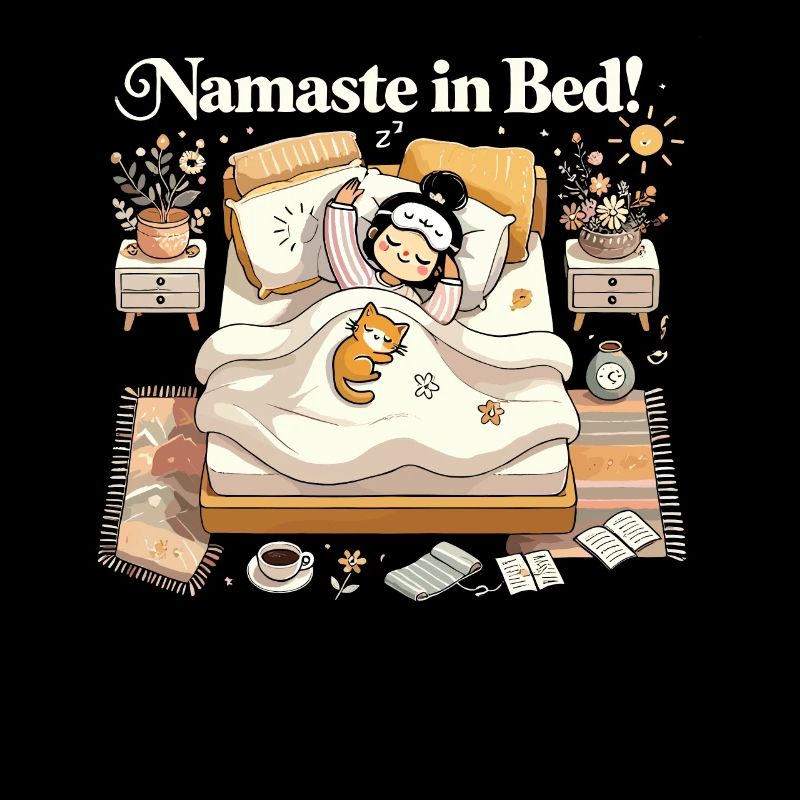 Namaste im Bett