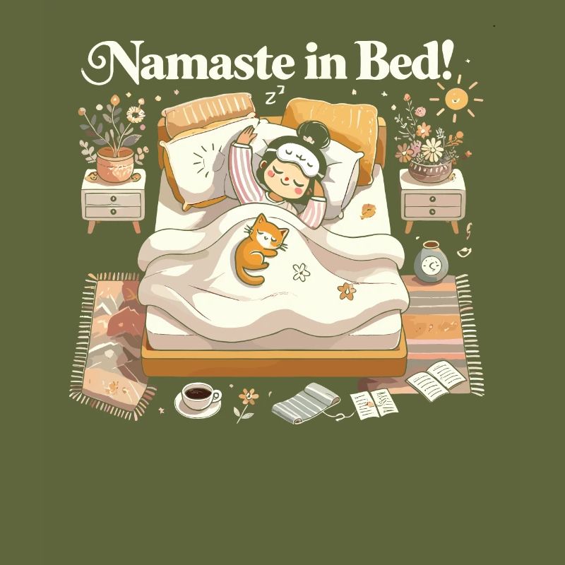 Namaste im Bett