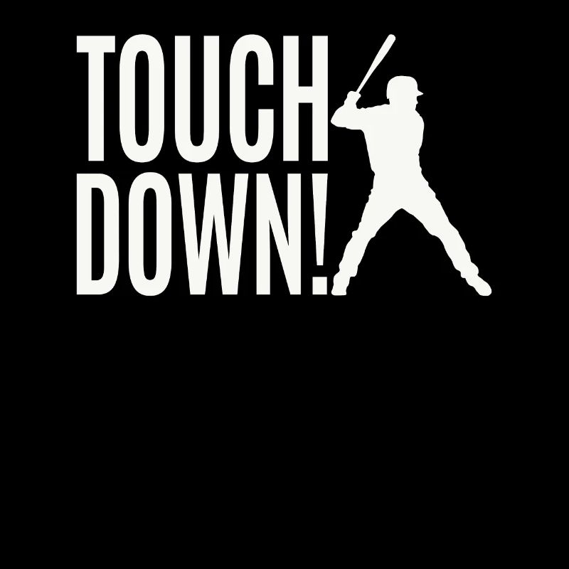 Touchdown Baseball Sports Funny