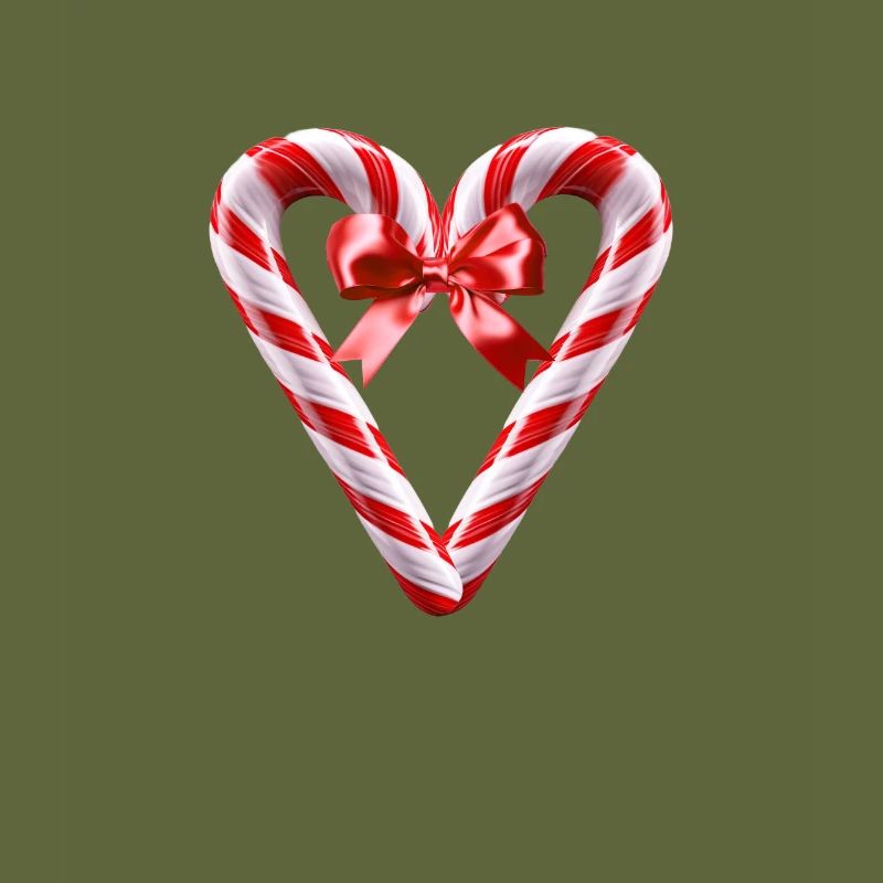 Funny candy cane corn and syrup